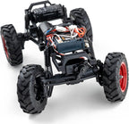 BEEZRC FMS RC Crwaler 1/24 Scale FCX24 Power Wagon RTR V2 4WD 2.4GHz 3CH Offroad RC Car Model Vehicle Hobby Grade Remote Control Car(Yellow)