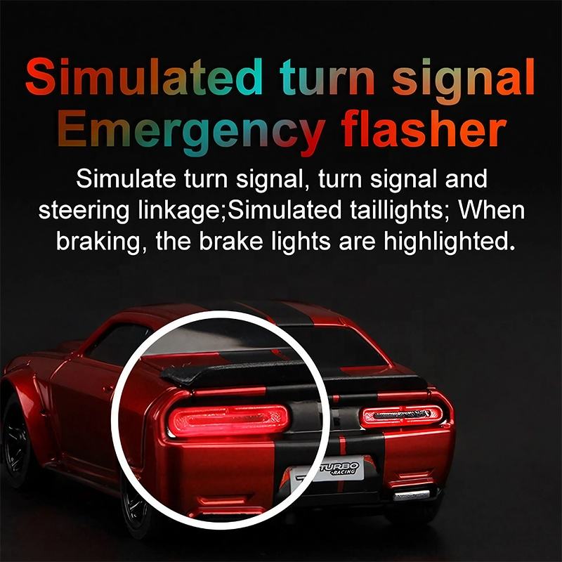 Turbo Racing C75 1:76 Scale RTR 2.4G 7km/h Max Speed TC04 Chassis Enhanced Stability RC Mini Car