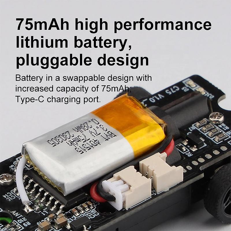 Turbo Racing C75 1:76 Scale RTR 2.4G 7km/h Max Speed TC04 Chassis Enhanced Stability RC Mini Car