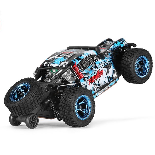 WLtoys 284161 1:28 4WD RC Car with LED Lights 2.4G Radio Remote Control Car Off-Road Drift Monster Trucks Toys for Kids 2023 New (284161 1B)