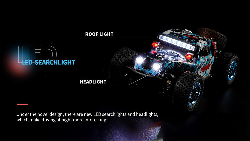 WLtoys 284161 1:28 4WD RC Car with LED Lights 2.4G Radio Remote Control Car Off-Road Drift Monster Trucks Toys for Kids 2023 New (284161 1B)